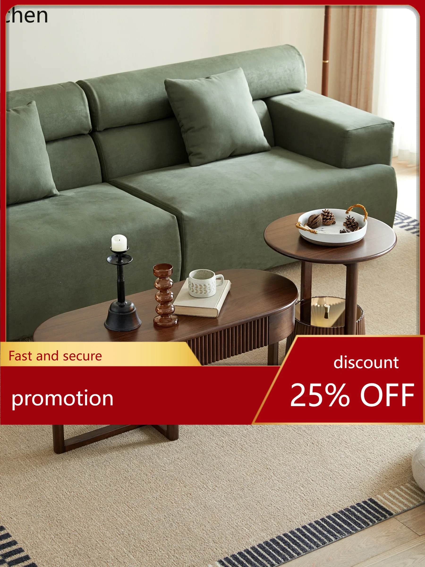 YFY Скандинавский круглый журнальный столик из массива дерева, приставной столик для маленькой квартиры, гостиной, цвет черного ореха
YFY Скандинавский круглый журнальный столик из массива дерева, приставной столик для маленькой квартиры, гостиной, цвет черного ореха