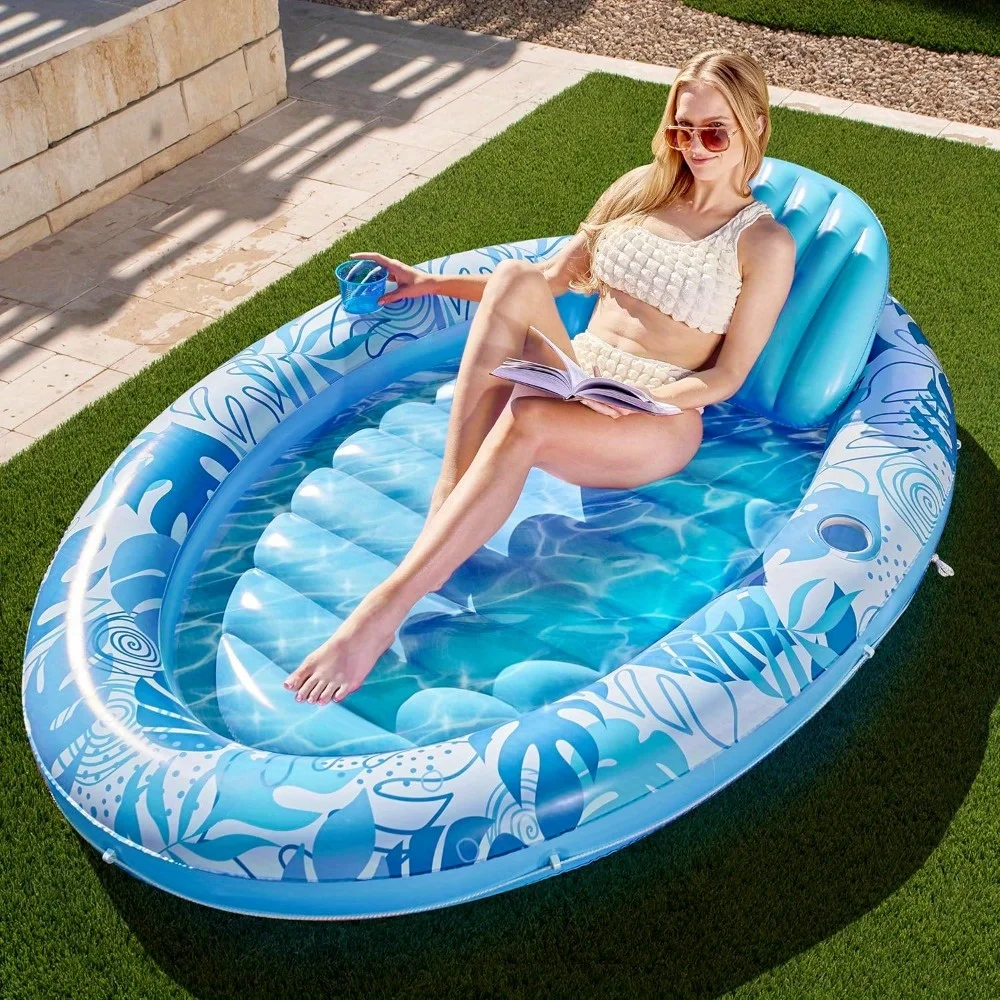 Inflatable Tanning Pool Lounger Float 70" x 50" Pool Floats Adult with Pillow Floatiefor Water Blow Up Kids Ball Pit Party Gifts
Inflatable Tanning Pool Lounger Float 70" x 50" Pool Floats Adult with Pillow Floatiefor Water Blow Up Kids Ball Pit Party Gifts
