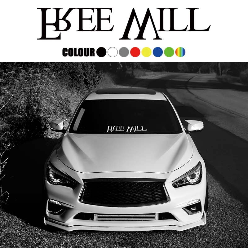 FREE WILL Car Front and Rear Windshield Stickers Waterproof Auto Vinyl Decoration Decals Car Accessories
FREE WILL Car Front and Rear Windshield Stickers Waterproof Auto Vinyl Decoration Decals Car Accessories