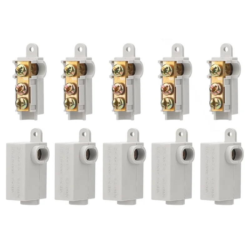 Exquisite-10PCS 6 AWG Gauge T-Type Wire Connector Nut Kit, 80A Quick Wiring Connection Terminal, Splicing Quick Connector
Exquisite-10PCS 6 AWG Gauge T-Type Wire Connector Nut Kit, 80A Quick Wiring Connection Terminal, Splicing Quick Connector