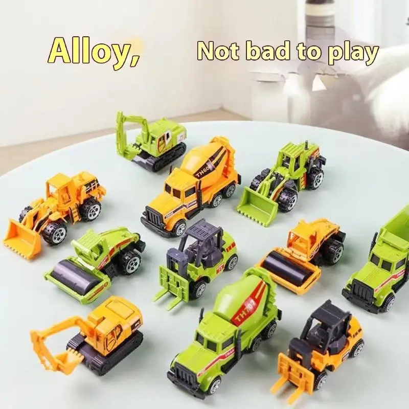 6pcs/set Educational Toys Alloy Plastic Engineering Truck Car Construction Model Vehicle Loader Tractor Excavator For Kid Gifts
6pcs/set Educational Toys Alloy Plastic Engineering Truck Car Construction Model Vehicle Loader Tractor Excavator For Kid Gifts