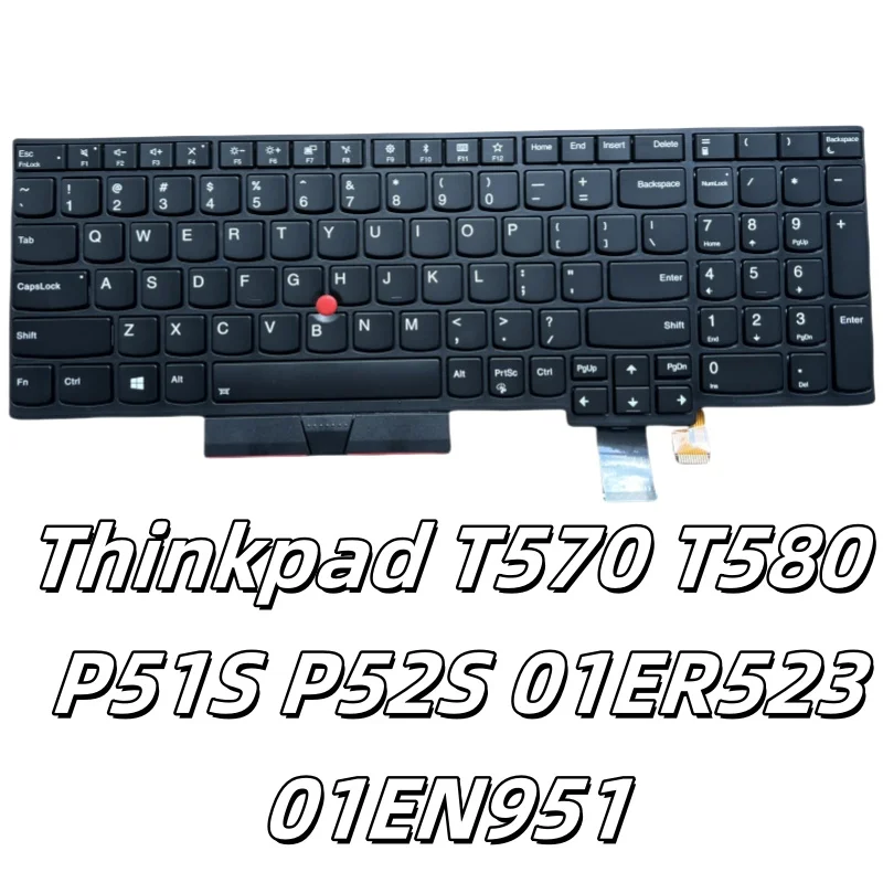 Новая американская клавиатура для ноутбука с подсветкой для Lenovo Thinkpad T570 T580 P51S P52S 01ER523 01EN951 SN20M07870
Новая американская клавиатура для ноутбука с подсветкой для Lenovo Thinkpad T570 T580 P51S P52S 01ER523 01EN951 SN20M07870