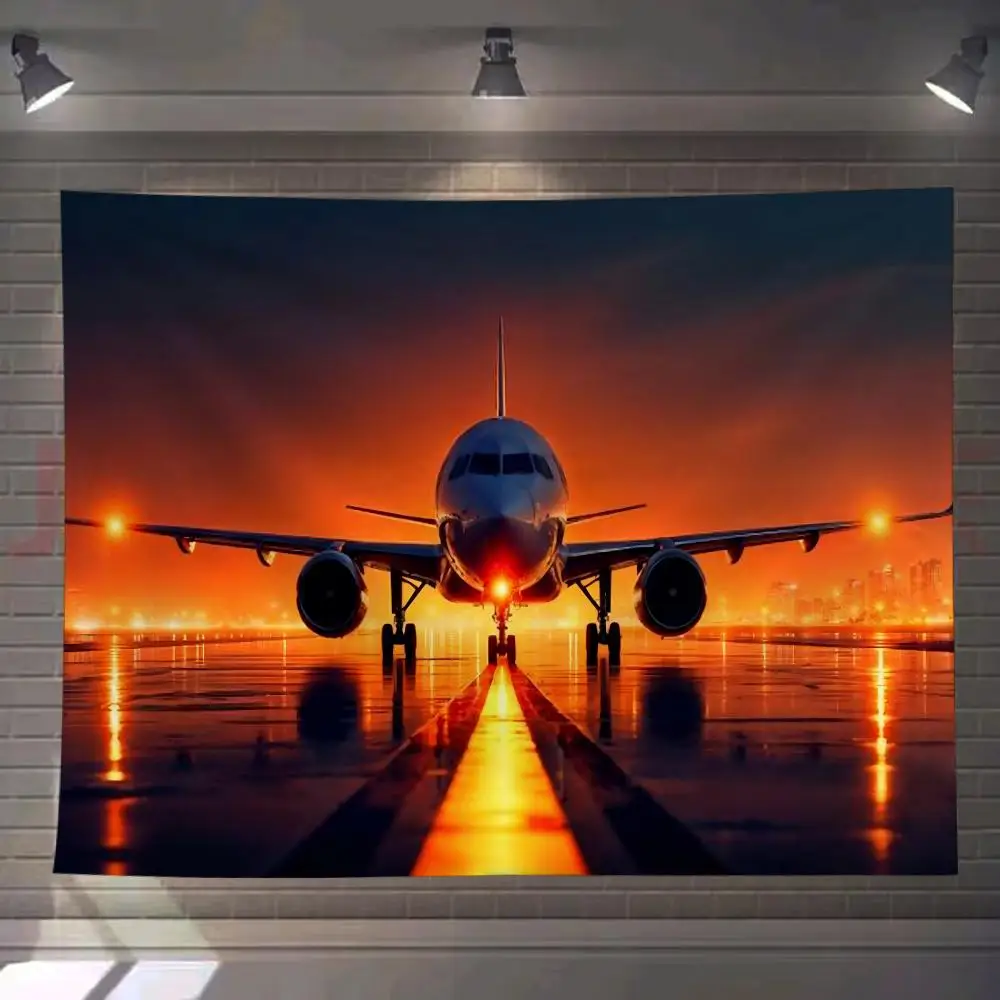 Plane Landing Tapestry For Bedroom Living Room Outdoor Wall Decor Simple Stylish Art Piece Vertical Design
Plane Landing Tapestry For Bedroom Living Room Outdoor Wall Decor Simple Stylish Art Piece Vertical Design