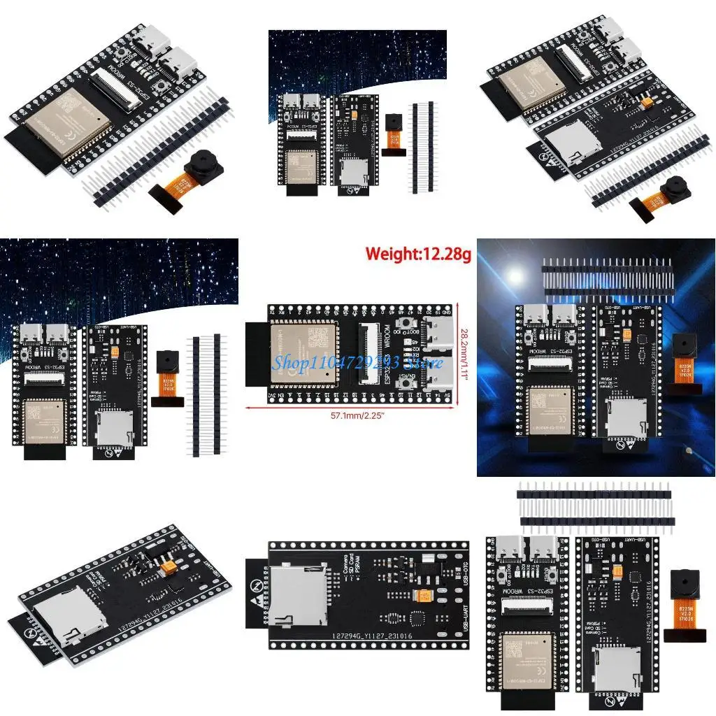 Y2GD ESP32S Development Board Integrate Low-Power 2.4Ghz Wifi Wirelessly Communication With Ov2640 Camera Module