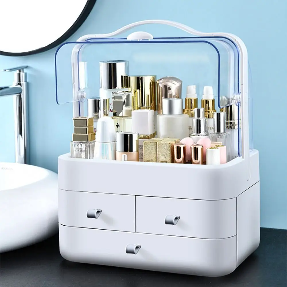 Dustproof Cosmetics Storage Box with Cover Transparent Desktop Sorting Box Multi-function Exquisite Makeup Box Jewelry
Dustproof Cosmetics Storage Box with Cover Transparent Desktop Sorting Box Multi-function Exquisite Makeup Box Jewelry