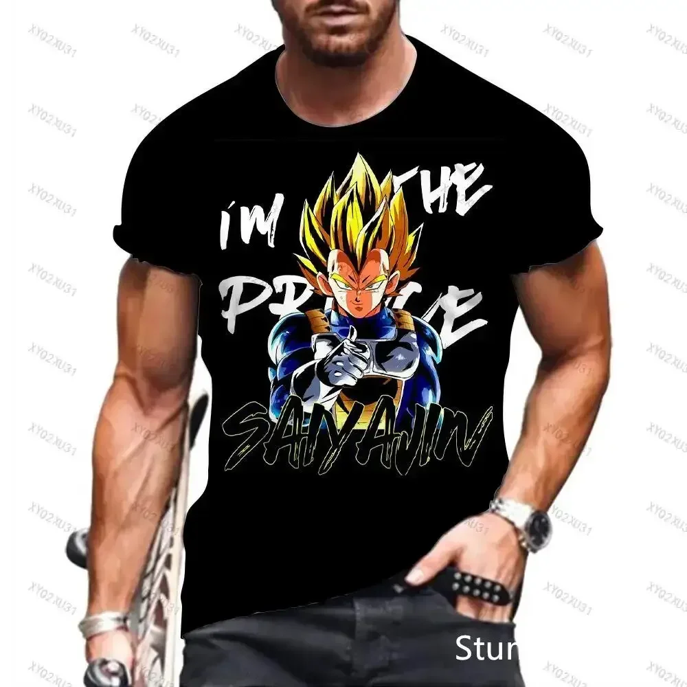 2025 Men's Dragon Ball Z Tshirt Vegeta Clothes Short Sleeve Cartoon Super Saiyan T-shirt Jersey Streetwear Summer Goku Gmy Tops
2025 Men's Dragon Ball Z Tshirt Vegeta Clothes Short Sleeve Cartoon Super Saiyan T-shirt Jersey Streetwear Summer Goku Gmy Tops