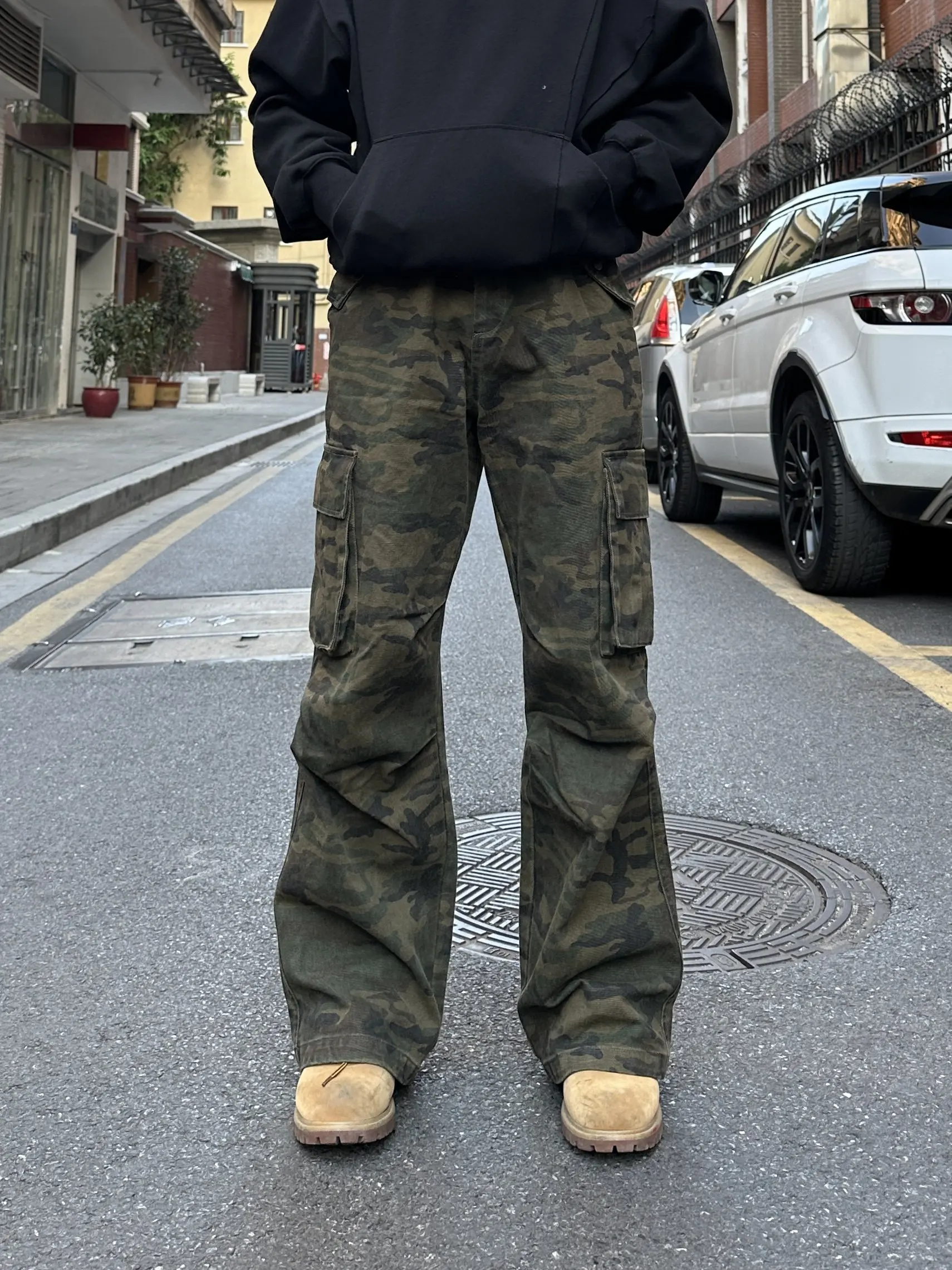 Retro American Streetwear Camouflage Work Pants Men's Women's Multiple Pockets Loose Straight Leg Wide Leg Casual Trousers
Retro American Streetwear Camouflage Work Pants Men's Women's Multiple Pockets Loose Straight Leg Wide Leg Casual Trousers