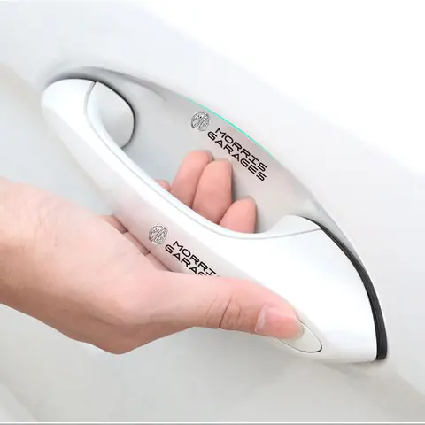 8 Uds pegatinas para manija de puerta de coche película protectora transparente para Morris Garages MG MG3 MG5 MG6 MG7 GT GS Hector HS ZS ZX EZS EHS
