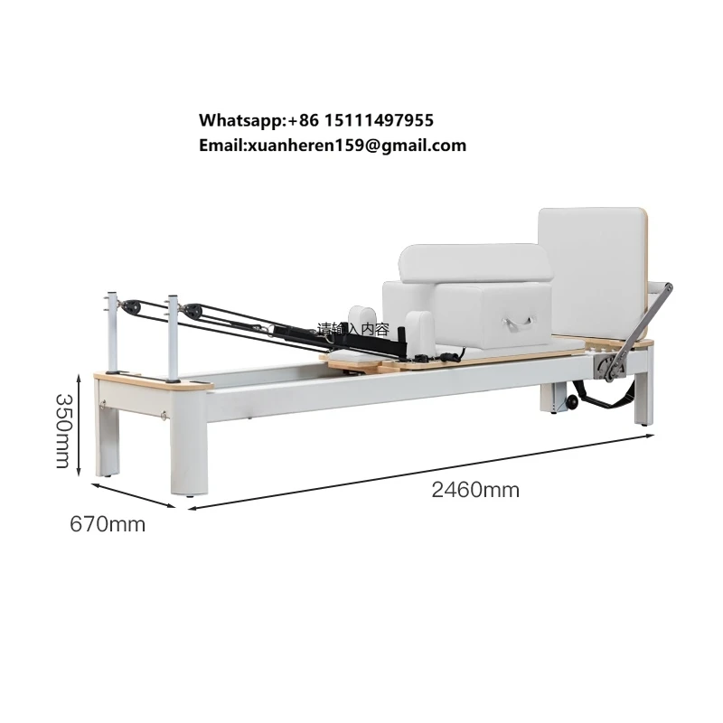 Aluminum Alloy Pilates Reformer with Adjustable Resistance, Safe Durable Professional Machine for Pilates Studio & Home Use
Aluminum Alloy Pilates Reformer with Adjustable Resistance, Safe Durable Professional Machine for Pilates Studio & Home Use