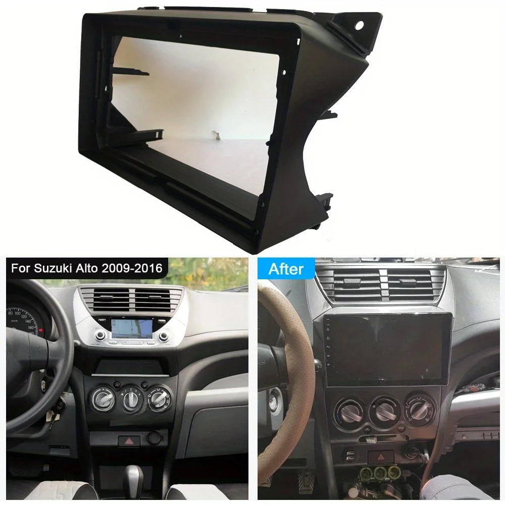 9Inch 1Din 2Din Android Car Radio Car Frame Fascia Adapter for Suzuki Alto Japanese 2009-2016 Radio Audio Dash Fitting Panel Kit
9Inch 1Din 2Din Android Car Radio Car Frame Fascia Adapter for Suzuki Alto Japanese 2009-2016 Radio Audio Dash Fitting Panel Kit