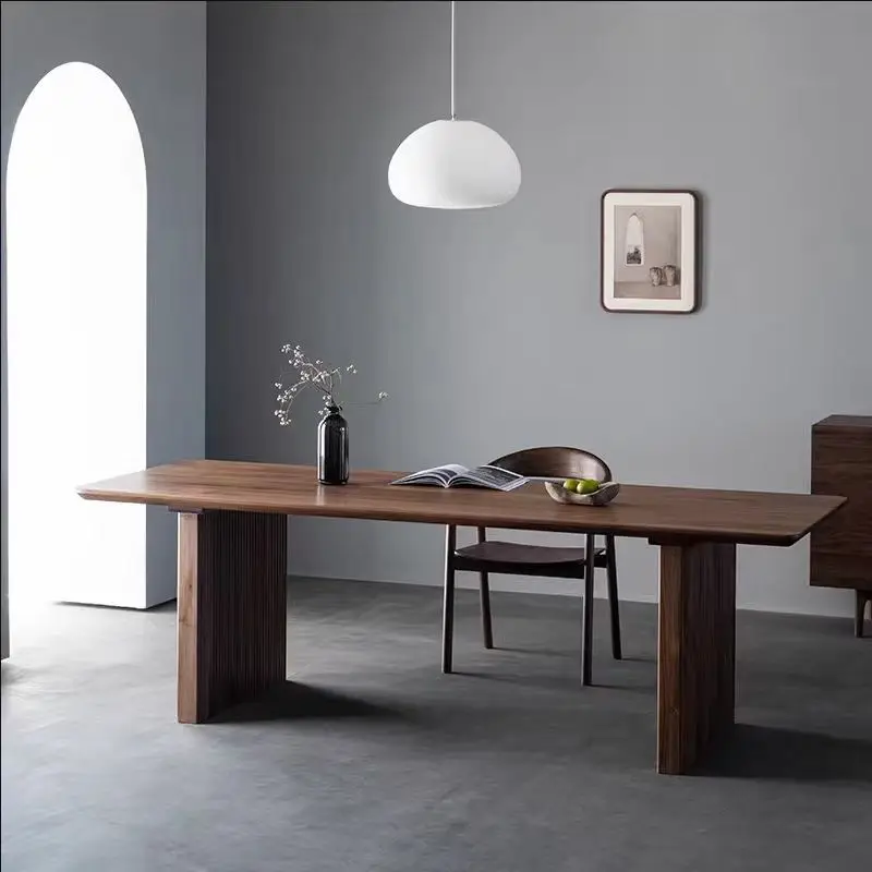 Nordic solid wood dining table, minimalist conference , log boss wabi-**** simple negotiation , des
Nordic solid wood dining table, minimalist conference , log boss wabi-**** simple negotiation , des