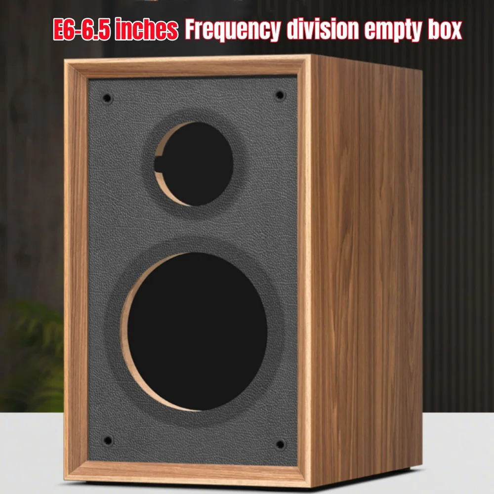 DIY E6-6.5 Inch Bookshelf Speaker Empty Box Body HiFi Two Divided Frequency Passive Sound Wooden Home Speaker Empty Box Shell
DIY E6-6.5 Inch Bookshelf Speaker Empty Box Body HiFi Two Divided Frequency Passive Sound Wooden Home Speaker Empty Box Shell