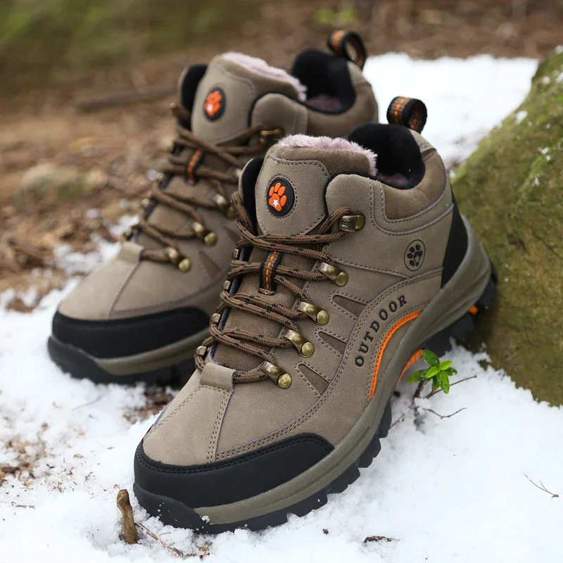 Outdoor Hiking Shoes Mid-top Men Boots Plush Breathable Women Shoes Wear-resistant Lace-up Men Casual Sports Shoes Women
Outdoor Hiking Shoes Mid-top Men Boots Plush Breathable Women Shoes Wear-resistant Lace-up Men Casual Sports Shoes Women