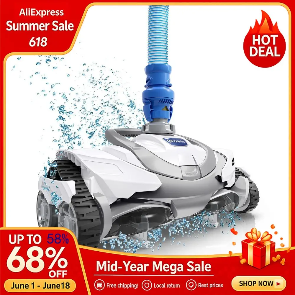 SuctionSide Automatic Pool Cleaner for All InGround Pool Surfaces, Smart Navigation, Energy Efficient, Halo Custom
SuctionSide Automatic Pool Cleaner for All InGround Pool Surfaces, Smart Navigation, Energy Efficient, Halo Custom