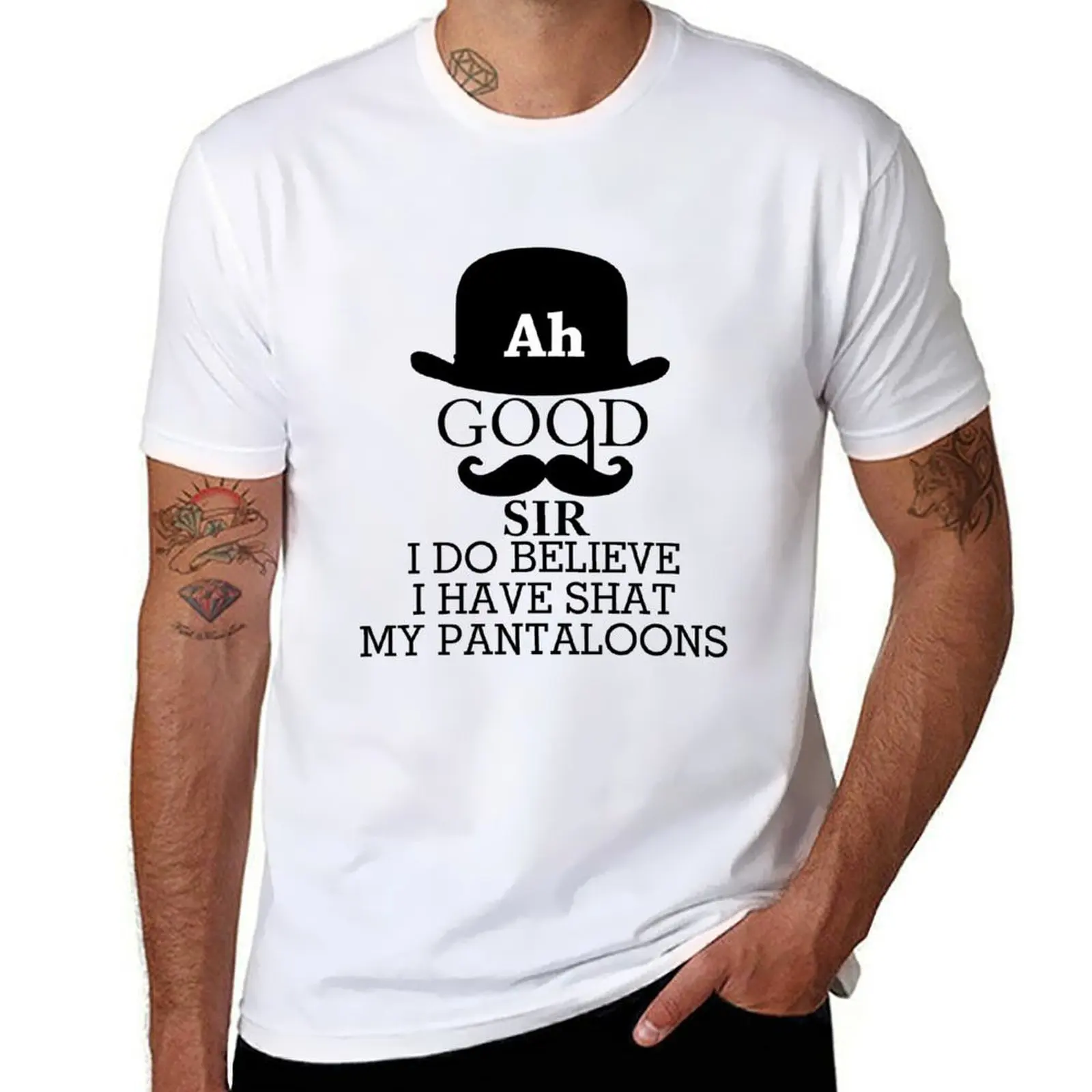 Ah Good Sir I Do Believe I Have Shat My Pantaloons T-Shirt t shirts for man pack cotton t shirt man plain T-Shirt
Ah Good Sir I Do Believe I Have Shat My Pantaloons T-Shirt t shirts for man pack cotton t shirt man plain T-Shirt