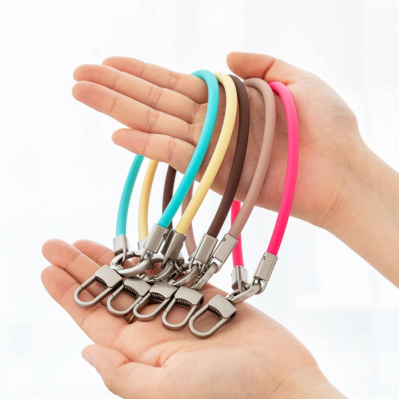 Cute Solid Color Silicone Phone Lanyard Fashion wrist Strap Anti-lost Mobile Phone Lanyard Universal Cell Phone Hand Rope
Cute Solid Color Silicone Phone Lanyard Fashion wrist Strap Anti-lost Mobile Phone Lanyard Universal Cell Phone Hand Rope