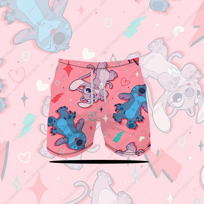 Новинка 2025 года, мужские купальники с принтом Disney Lilo & Stitch, пляжные шорты, модные свободные шорты, женские летние повседневные повседневные дышащие шорты
Новинка 2025 года, мужские купальники с принтом Disney Lilo & Stitch, пляжные шорты, модные свободные шорты, женские летние повседневные повседневные дышащие шорты