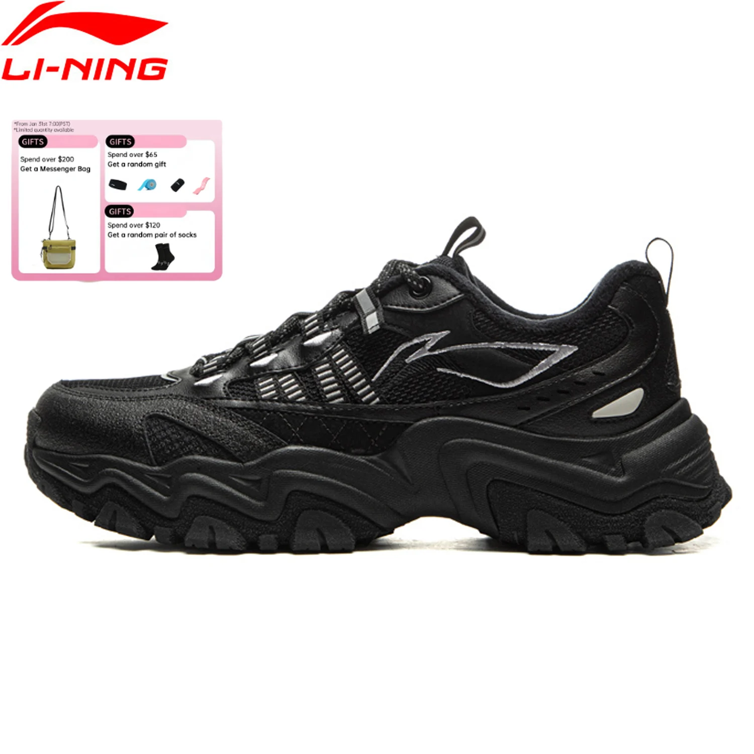 Мужская обувь Li-Ning SUMMIT WNTR LOW Lifestyle, флисовые зимние теплые удобные носимые стильные кроссовки с подкладкой AGLV167
Мужская обувь Li-Ning SUMMIT WNTR LOW Lifestyle, флисовые зимние теплые удобные носимые стильные кроссовки с подкладкой AGLV167