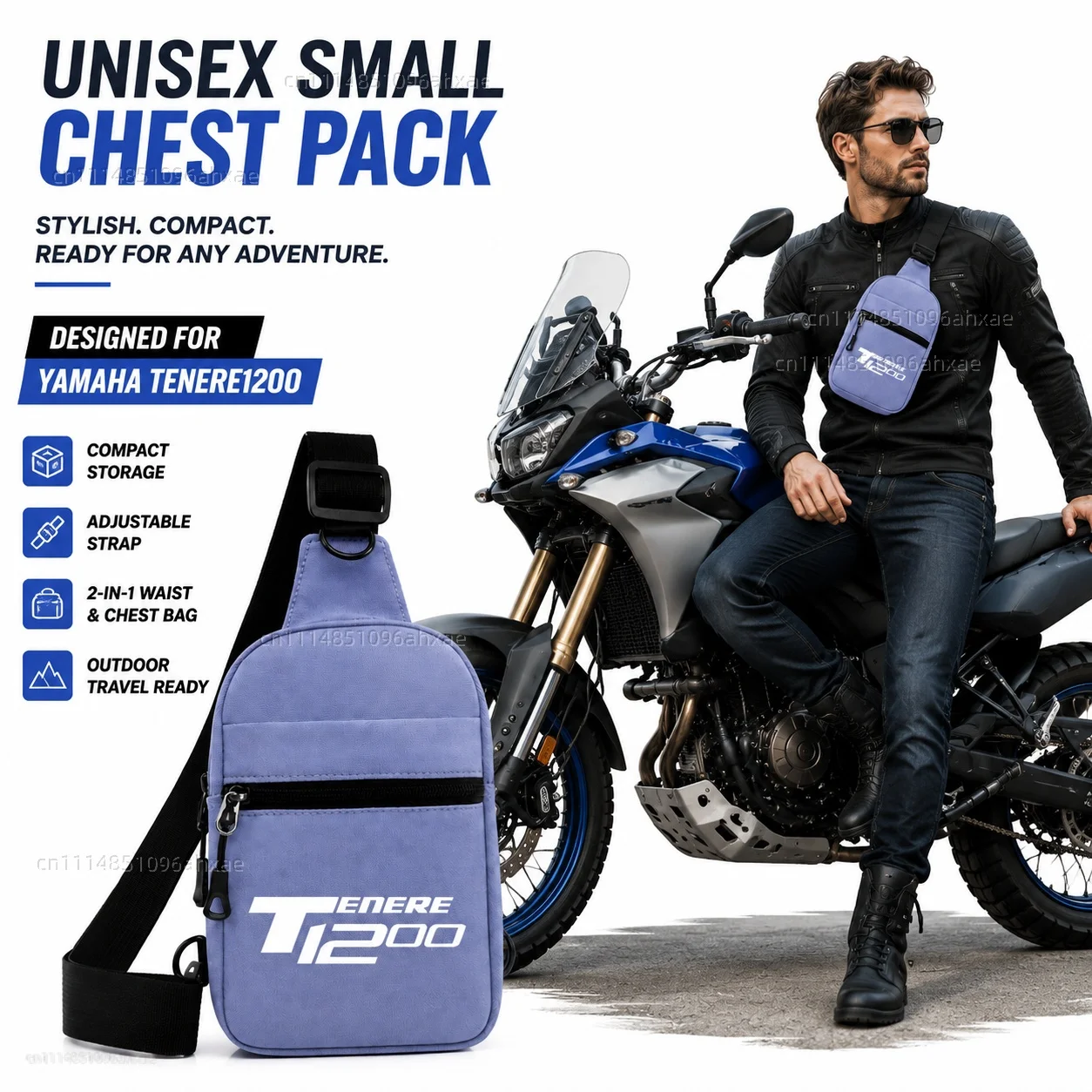 Motorcycle 2In1 Multi-functional Waist Bag Chest Bag Outdoor Travel Bag For Yamaha Super Tenere tenere1200 Tenere 1200 2014-2021
Motorcycle 2In1 Multi-functional Waist Bag Chest Bag Outdoor Travel Bag For Yamaha Super Tenere tenere1200 Tenere 1200 2014-2021