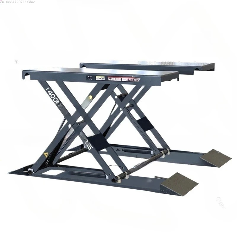 4.5ft Ultra Low Profile Mid Rise Scissor Lift 4 Hydraulic Cylinders Auto Lift Reinforced Steel Arms
4.5ft Ultra Low Profile Mid Rise Scissor Lift 4 Hydraulic Cylinders Auto Lift Reinforced Steel Arms