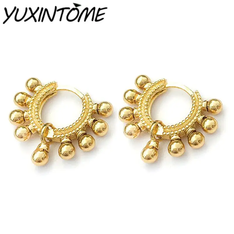 925 Sterling Silver Needle personality Fashion Old-fashioned Balled Circle Earrings Women's Leisure Party Jewelry Accessories
925 Sterling Silver Needle personality Fashion Old-fashioned Balled Circle Earrings Women's Leisure Party Jewelry Accessories