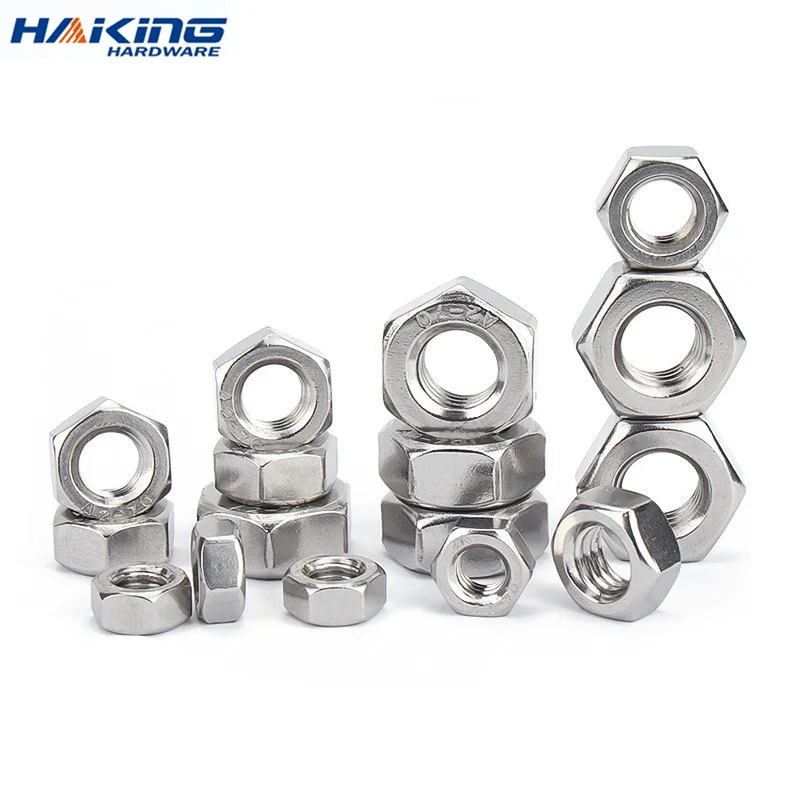 10pcs/lot 304 Stainless Steel Hex Hexagon Nuts DIN555 M2 M2.5 M3 M3.5 M4 M5 M6 M8 M10
10pcs/lot 304 Stainless Steel Hex Hexagon Nuts DIN555 M2 M2.5 M3 M3.5 M4 M5 M6 M8 M10