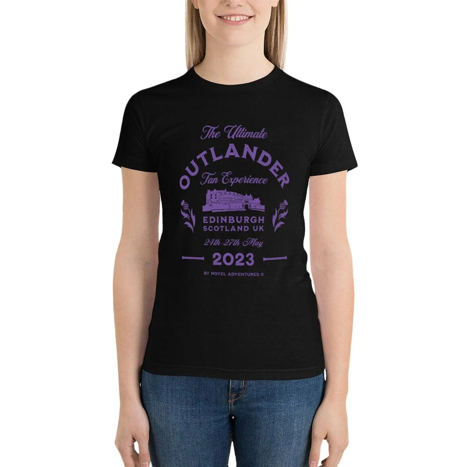 Outlander Fan Event Edinburgh 23 T-Shirt hippie clothes female Short sleeve tee luxury designer clothing Women
Outlander Fan Event Edinburgh 23 T-Shirt hippie clothes female Short sleeve tee luxury designer clothing Women
