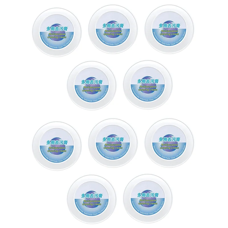 Latest 10 PCS Multi-Purpose Cleaning Paste Plastic Decontamination Whitening Water-Free Cleaning Agent Multi-Purpose Cleaning Pa
Latest 10 PCS Multi-Purpose Cleaning Paste Plastic Decontamination Whitening Water-Free Cleaning Agent Multi-Purpose Cleaning Pa
