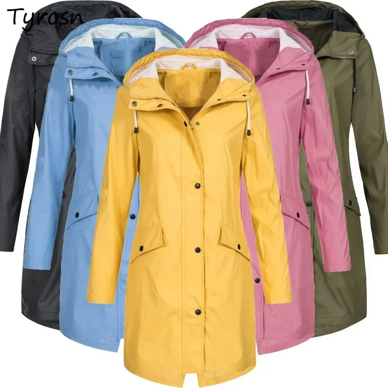 S-5XL Long Trench Coat for Women Autumn Winter Hooded Outdoor Fashion Simple Streetwear All-match Casual Windproof Females Daily
S-5XL Long Trench Coat for Women Autumn Winter Hooded Outdoor Fashion Simple Streetwear All-match Casual Windproof Females Daily