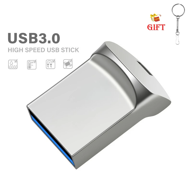 Mini Metal USB 3.0 Flash Drive 128GB Free Key Chain Pen Drive 64GB Business Gift Memory Stick 32GB High Speed USB3.0 16GB 8GB 4G
Mini Metal USB 3.0 Flash Drive 128GB Free Key Chain Pen Drive 64GB Business Gift Memory Stick 32GB High Speed USB3.0 16GB 8GB 4G