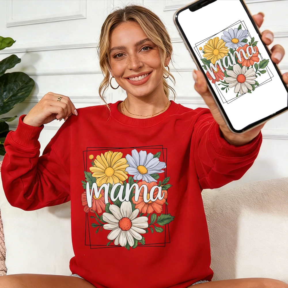 Retro Daisy Mama Sweatshirt Sunflower Handwritten Font Ruby Crewneck Casual Cozy Pullover Charming Mom Gift for Mother’s Day
Retro Daisy Mama Sweatshirt Sunflower Handwritten Font Ruby Crewneck Casual Cozy Pullover Charming Mom Gift for Mother’s Day