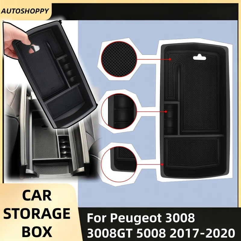 Car Armrest Storage For Peugeot 3008 3008GT 5008 2017 2018 2019 2020 Box Central Console Tray Container Organizer Accessories
Car Armrest Storage For Peugeot 3008 3008GT 5008 2017 2018 2019 2020 Box Central Console Tray Container Organizer Accessories