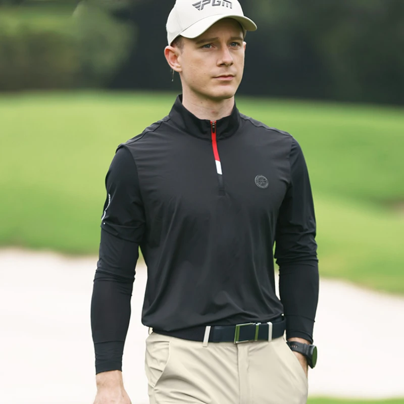 PGM Golf Shirt for Mens Sunscreen Ice Silk Sleeve Casual Outdoor Sport Style Long Sleeve Round Neck Man T Shirt with Breathable
PGM Golf Shirt for Mens Sunscreen Ice Silk Sleeve Casual Outdoor Sport Style Long Sleeve Round Neck Man T Shirt with Breathable