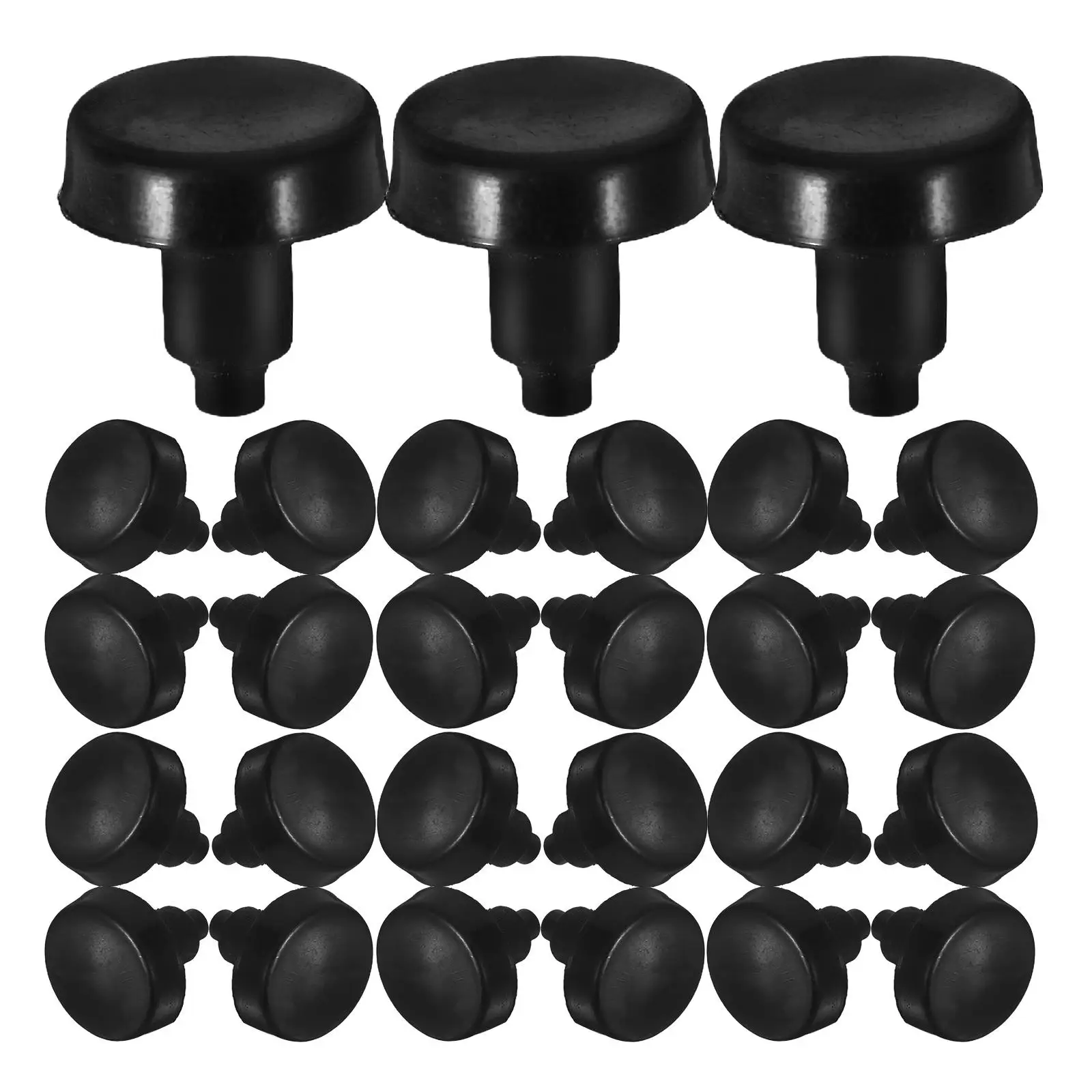 50 Pcs Chair Leg Pads Furniture Base Protectors Floor Mats Black Caps Noise Reduction Material Easy Installation
50 Pcs Chair Leg Pads Furniture Base Protectors Floor Mats Black Caps Noise Reduction Material Easy Installation