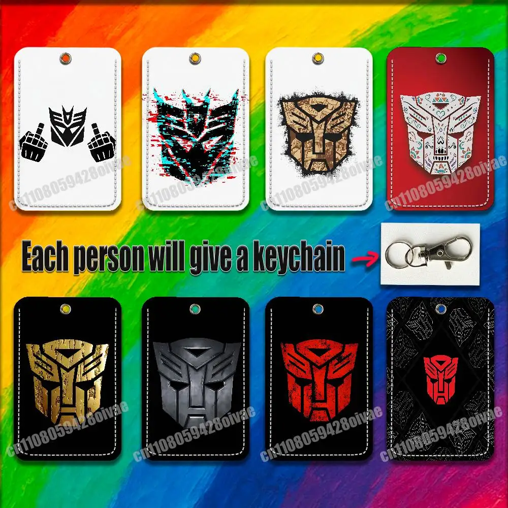 Logo T-Transformers For ID Clips Credit Bank Subway Card Holder Cover Sleeve Ornament Leather Keychain
Logo T-Transformers For ID Clips Credit Bank Subway Card Holder Cover Sleeve Ornament Leather Keychain