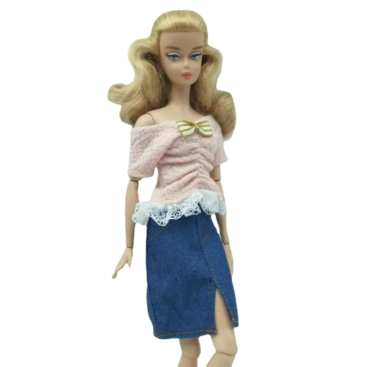 Pink Fashion 1/6 Doll Outfit Set for Barbie Clothes Shirt jeans Skirt Shoes 11.5" Dolls Accessories for Barbie Doll Clothing Toy
Pink Fashion 1/6 Doll Outfit Set for Barbie Clothes Shirt jeans Skirt Shoes 11.5" Dolls Accessories for Barbie Doll Clothing Toy