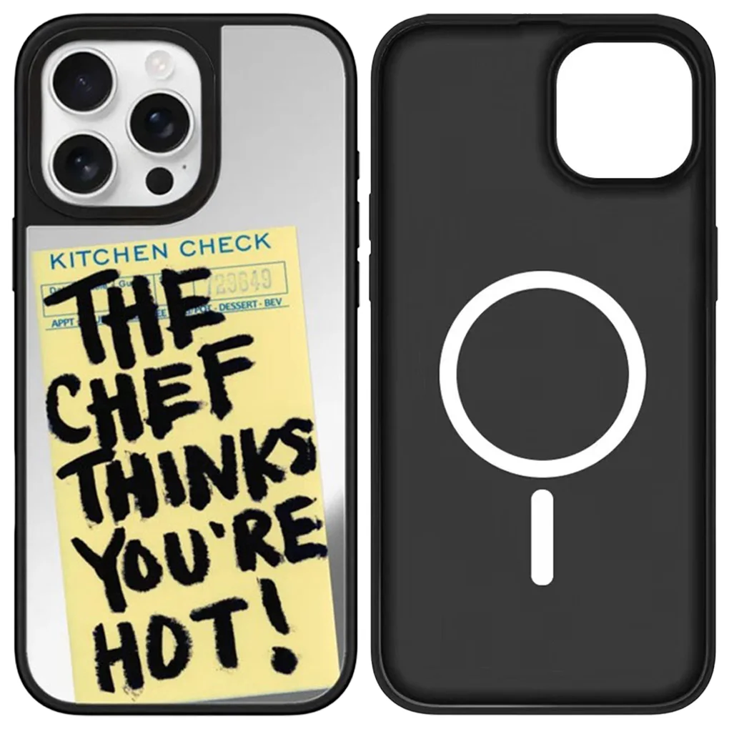 Restaurant Check Mirror Surface Magnetic Phone Case Cover for IPhone 17 16 15 14 13 12 Pro Max Case
Restaurant Check Mirror Surface Magnetic Phone Case Cover for IPhone 17 16 15 14 13 12 Pro Max Case