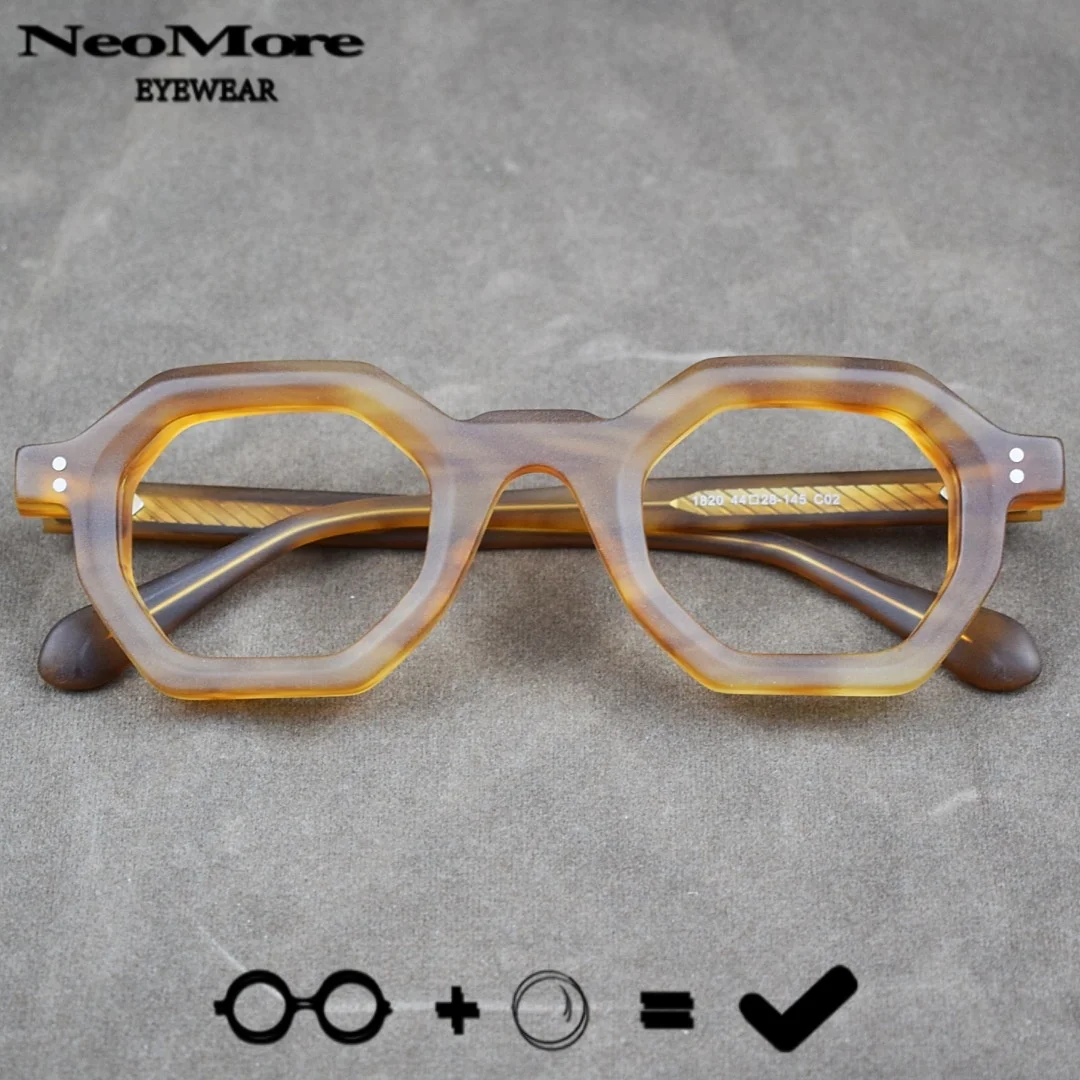 Advanced Acetate Fiber Myopia Presbyopia Eyewear with Customized Prescription Glasses Hard Coated Lens Progressive Glasses Gafas
Advanced Acetate Fiber Myopia Presbyopia Eyewear with Customized Prescription Glasses Hard Coated Lens Progressive Glasses Gafas