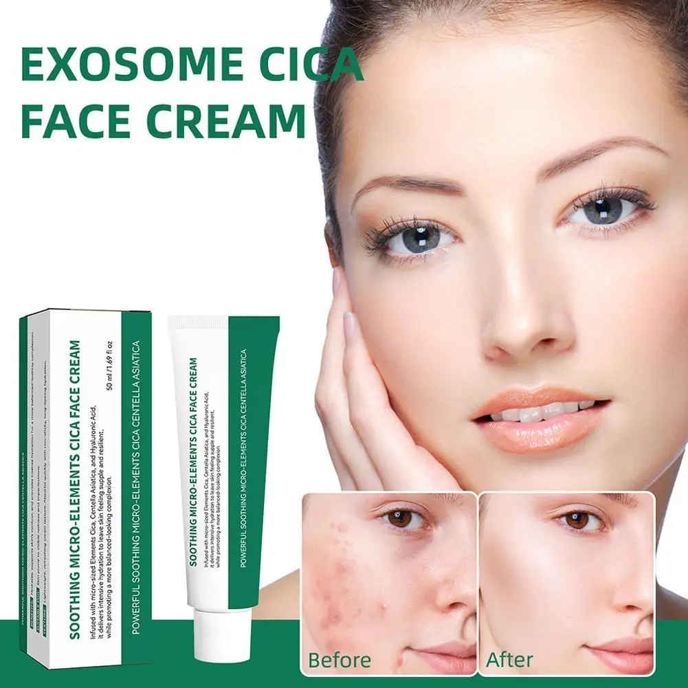 Centella Asiatica Cream Soothing & Hydrating Face Moisturizer For Sensitive And Redness-Prone Skin, Fast-Absorbing, Non-Greasy
Centella Asiatica Cream Soothing & Hydrating Face Moisturizer For Sensitive And Redness-Prone Skin, Fast-Absorbing, Non-Greasy