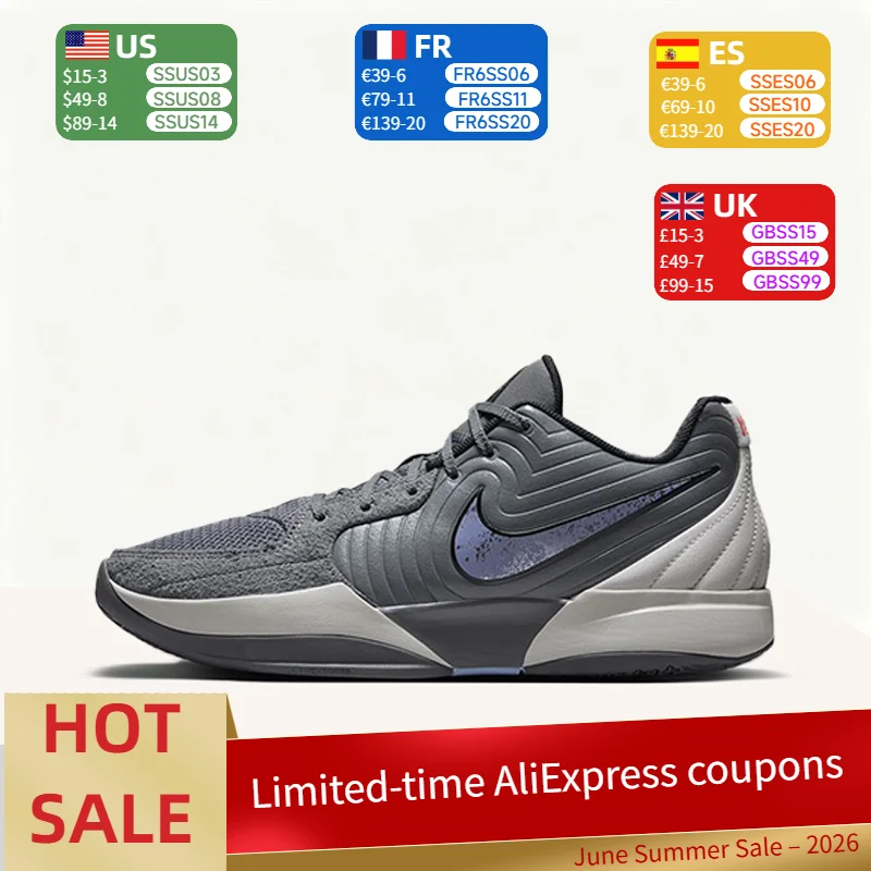 NikeJa2 Minimalist Comfortable Versatile Durable Slip-Resistant Low-Top Basketball Shoes Men's Black Blue FD7327-002
NikeJa2 Minimalist Comfortable Versatile Durable Slip-Resistant Low-Top Basketball Shoes Men's Black Blue FD7327-002