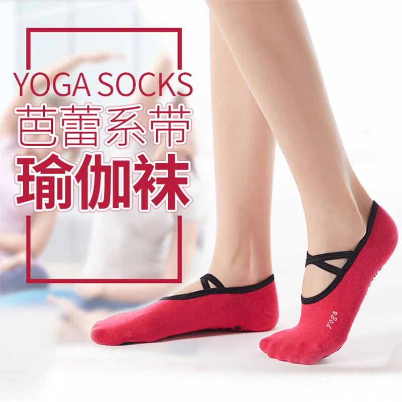 Women Yoga Socks Bandage Cotton Socks Silicone Non-slip Grip Ballet Dance Dance Socks Pilates Sports Socks Indoor Fitness Socks
Women Yoga Socks Bandage Cotton Socks Silicone Non-slip Grip Ballet Dance Dance Socks Pilates Sports Socks Indoor Fitness Socks