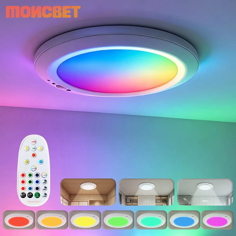 Motion Sensor Light RGBCW LED Magnetic Ceiling Light USB 7000mAh Body Induction Wireless Wall Lamp Remote Control Night Light
Motion Sensor Light RGBCW LED Magnetic Ceiling Light USB 7000mAh Body Induction Wireless Wall Lamp Remote Control Night Light