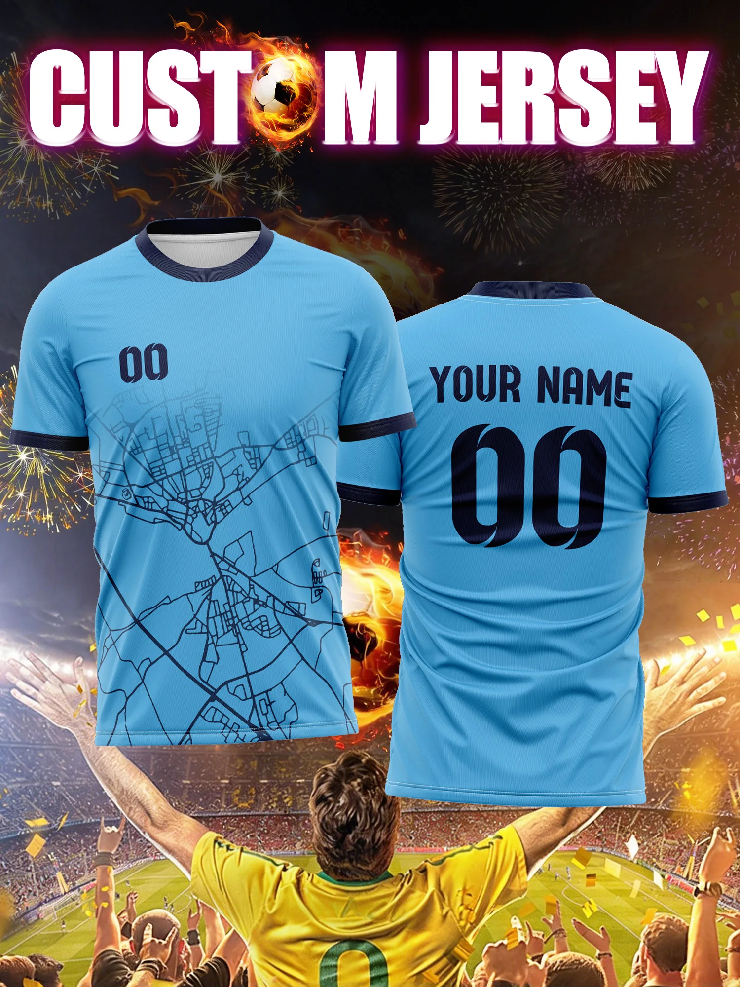 Custom Image Number Name Soccer Jersey,Line Judge Shirt,High Visibility Lightweight Soccer Match Apparel
Custom Image Number Name Soccer Jersey,Line Judge Shirt,High Visibility Lightweight Soccer Match Apparel