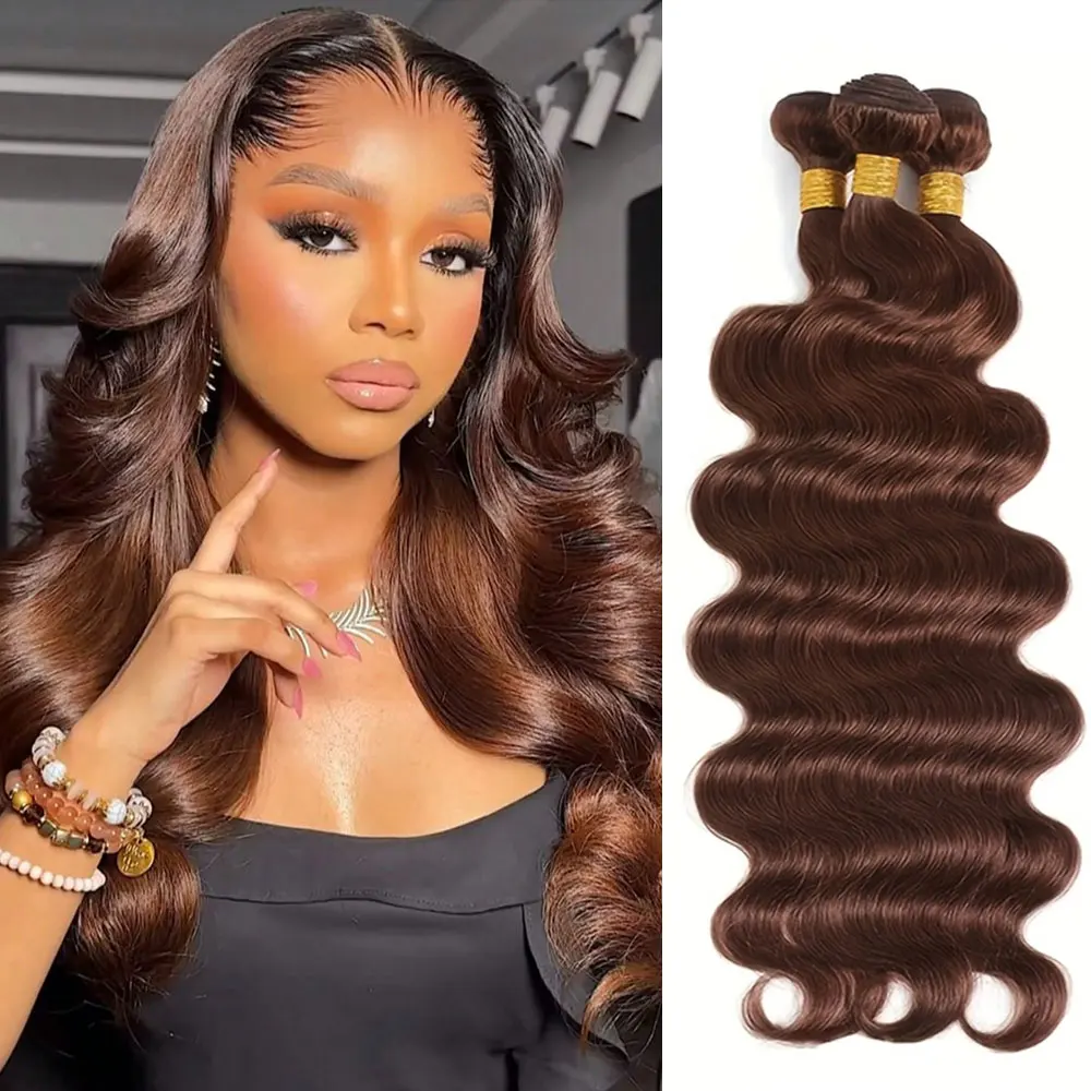Body Wave Brown Human Hair Bundles And Weaves Chocolate Human Hair Weaving Bundles Colored Remy Human Hair Extensions for Women
Body Wave Brown Human Hair Bundles And Weaves Chocolate Human Hair Weaving Bundles Colored Remy Human Hair Extensions for Women