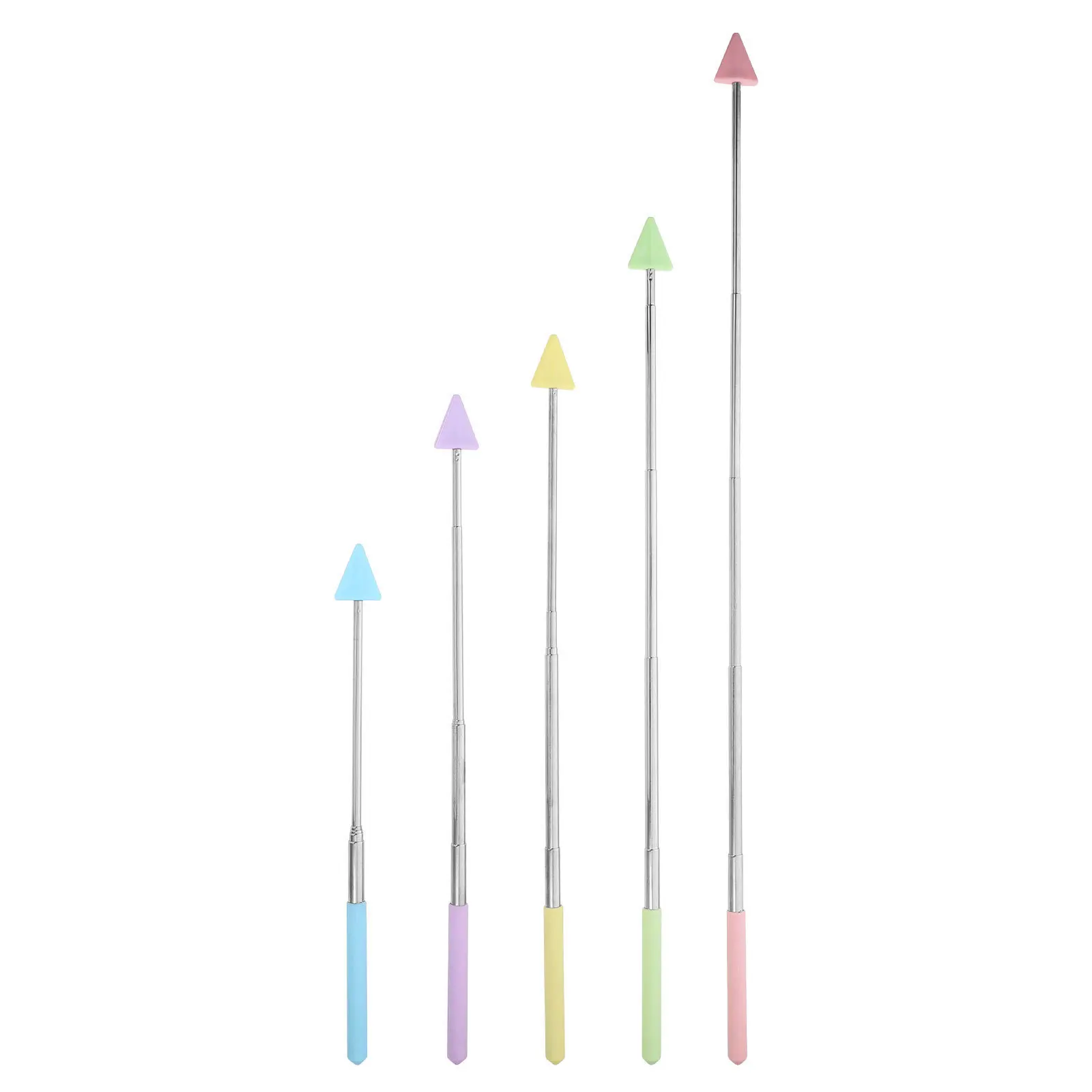 5pcs Teaching Stainless Steel Abs Extendable Pointer Stick For Teachers Classroom Blackboard Presenting Indicator Rod Training
5pcs Teaching Stainless Steel Abs Extendable Pointer Stick For Teachers Classroom Blackboard Presenting Indicator Rod Training