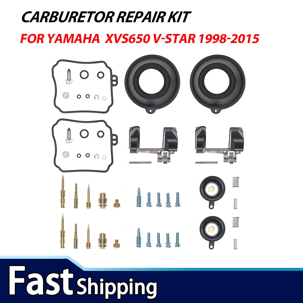 2X For YAMAHA XVS650 V-STAR 1998-2015 Carburetor Repair Kit Float And Rubber Diaphragm
2X For YAMAHA XVS650 V-STAR 1998-2015 Carburetor Repair Kit Float And Rubber Diaphragm
