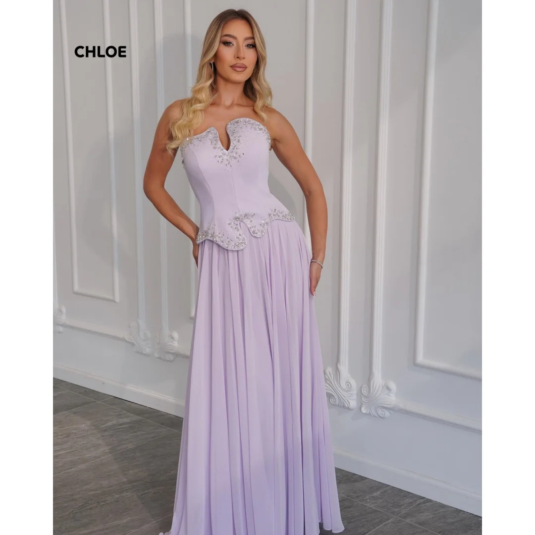 Off-shoulder Prom Dresses 2025 Luxury Women's Elegant Party Dress Woman 2025 Custom Made Line A Sleeveless Wedding Evening Dress
Off-shoulder Prom Dresses 2025 Luxury Women's Elegant Party Dress Woman 2025 Custom Made Line A Sleeveless Wedding Evening Dress