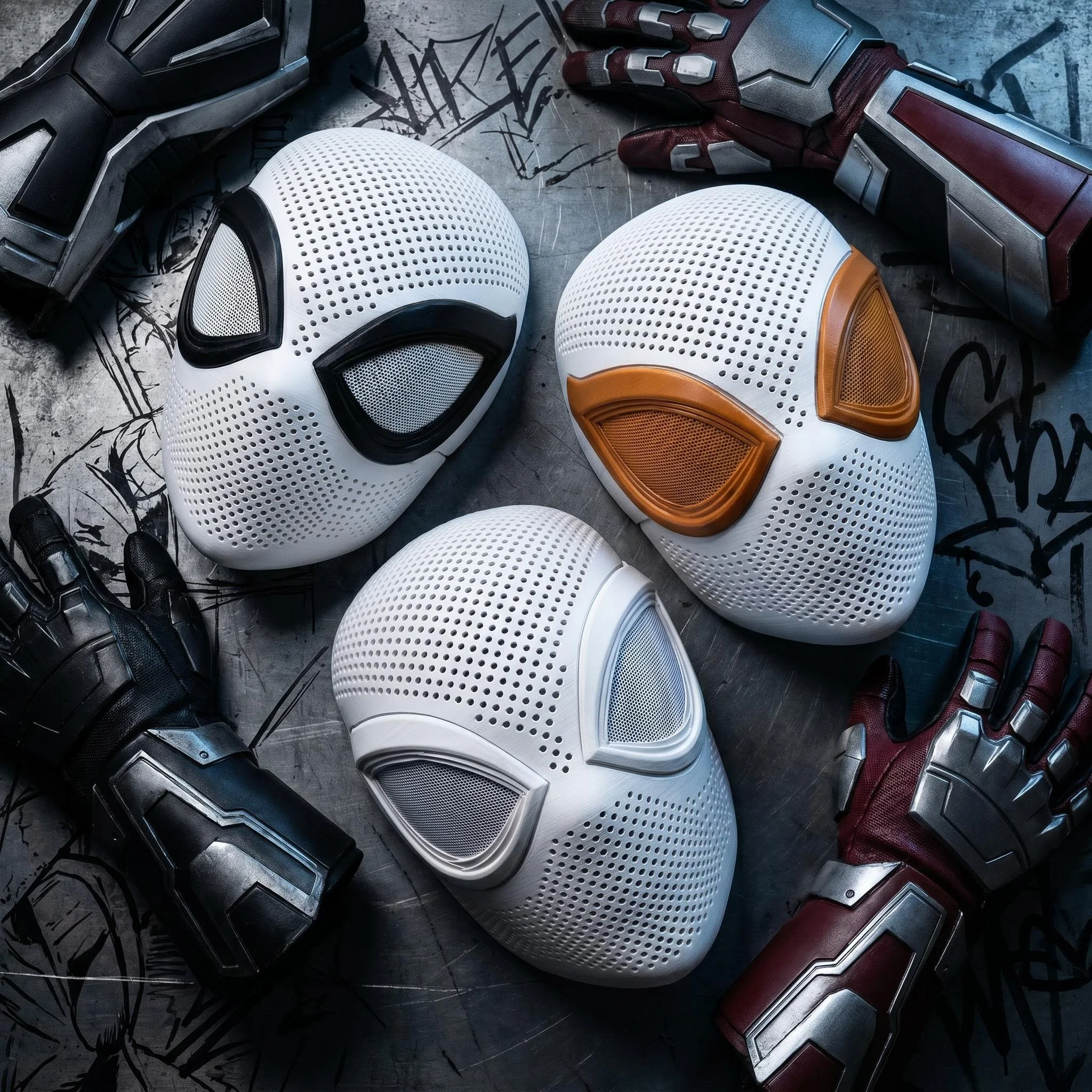 PS5 Spider Faceshell Mask Magnetic 3D Printing Helmet Face Shell Accessory Adult Halloween Comic Con Mask Prop
PS5 Spider Faceshell Mask Magnetic 3D Printing Helmet Face Shell Accessory Adult Halloween Comic Con Mask Prop