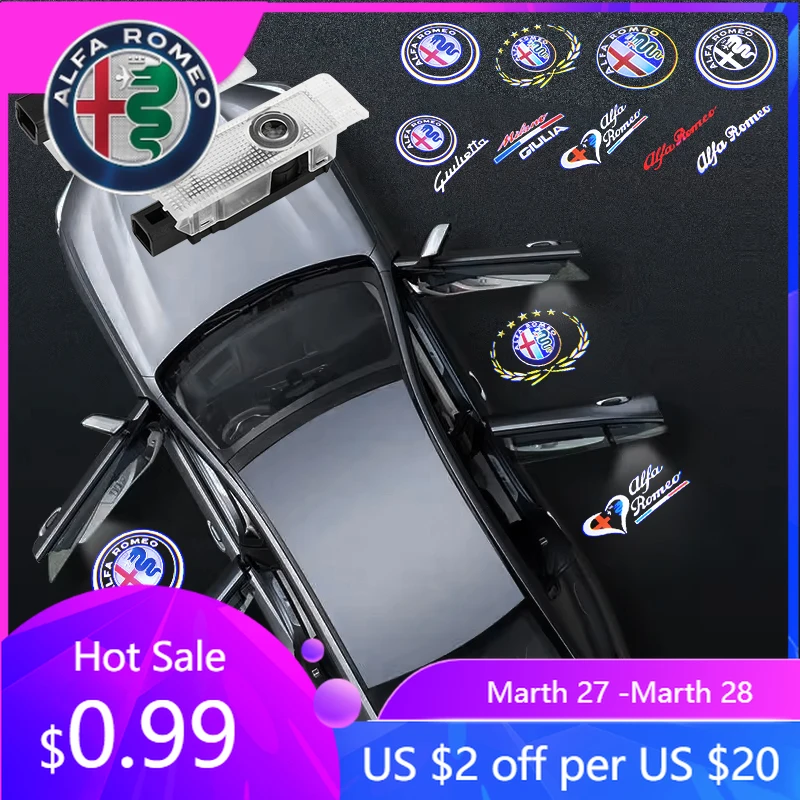 Для Alfa Romeo: 2 шт. светодиодных проекторов логотипа на дверь автомобиля (лазерные) для Alfa Romeo 147, 156, 166, 159, Giulietta, Giulia, Mito, Stelvio
Для Alfa Romeo: 2 шт. светодиодных проекторов логотипа на дверь автомобиля (лазерные) для Alfa Romeo 147, 156, 166, 159, Giulietta, Giulia, Mito, Stelvio