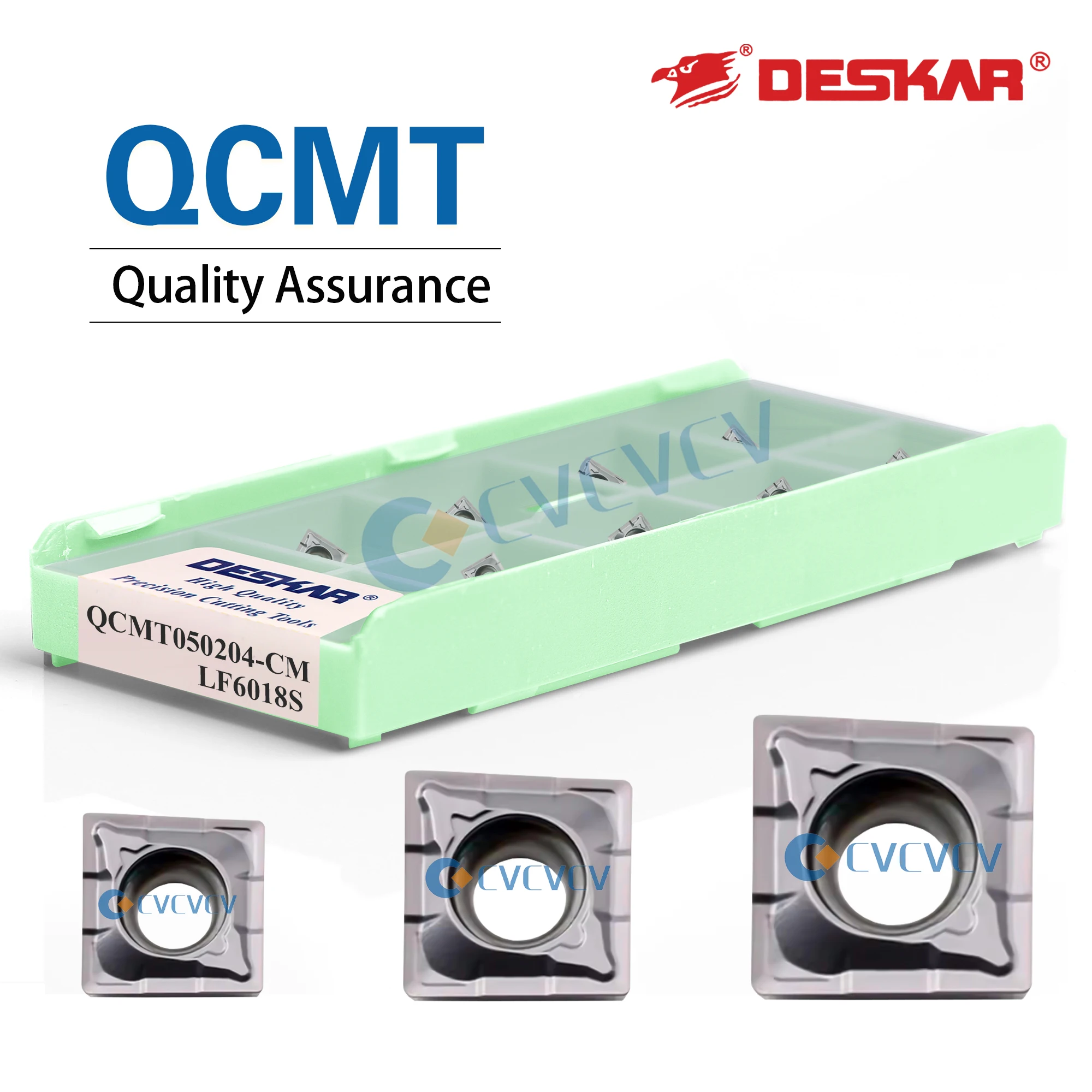 DESKAR QCMT050204-CM LF6018S QCMT060204 QCMT070304 QCMT080304 QCMT10T304 Lathe U-drill Blades Processing Stainless Steel Special
DESKAR QCMT050204-CM LF6018S QCMT060204 QCMT070304 QCMT080304 QCMT10T304 Lathe U-drill Blades Processing Stainless Steel Special